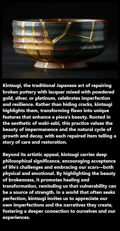 Embracing Flaws: The Art of Kintsugi and the Beauty of Brokenness