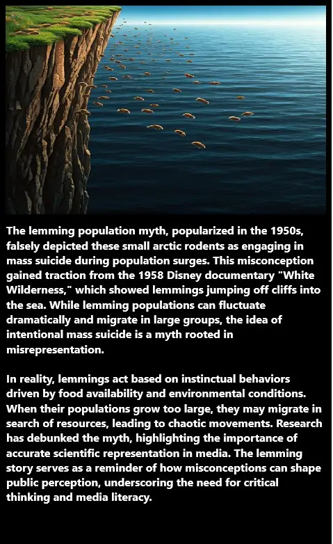 Lemmings: The Myth of Mass Suicide - A Lesson in Media Misrepresentation