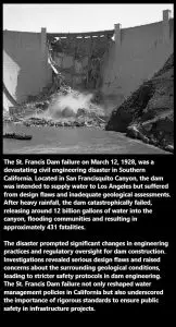 St. Francis Dam: A Flood of Lessons from a Crumbling Promise