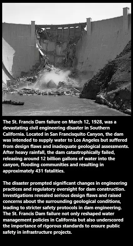 St. Francis Dam: A Flood of Lessons from a Crumbling Promise