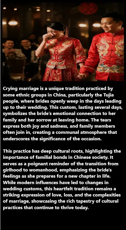 Tears of Joy: The Emotional Tradition of Crying Marriage in China
