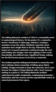 When a Meteorite Made Headlines and Hit Home