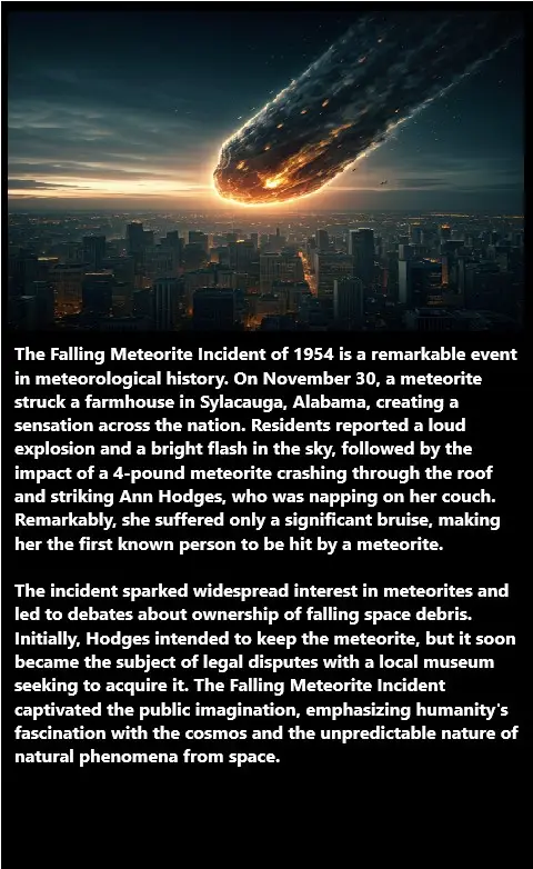 When a Meteorite Made Headlines and Hit Home